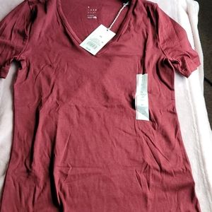 NWT burgundy top.